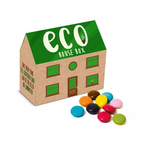 Eco Friendly House Box of Sweets - Beanies