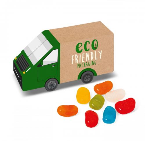 Eco Friendly Van Box of Sweets - Jolly Beans