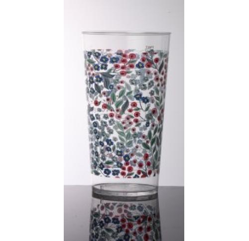 Custom Printed Unbreakable Polycarbonate UKCA 570ml Pint To Brim Nucleated Festival Glasses