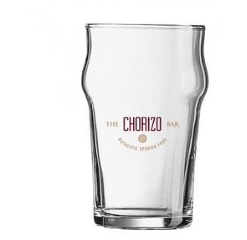 Custom Printed Nonic Beer Glasses (290ml/10oz/Half Pint)
