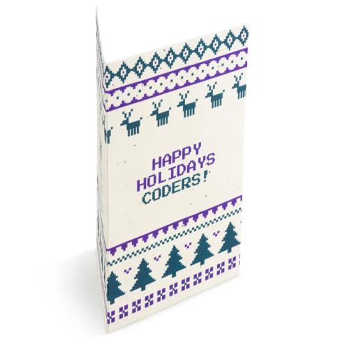 Branded A5 Seed Paper Christmas Card