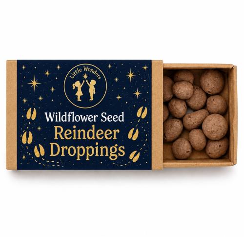 Branded Reindeer Droppings Matchbox