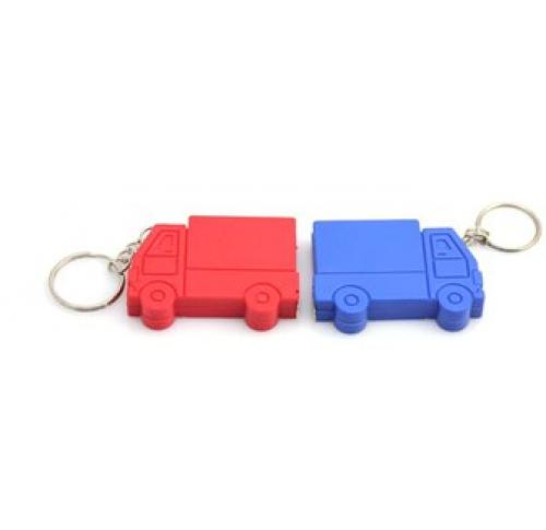 Lorry Shaped Tape Measure Keyring 1 Metre Custom Logo