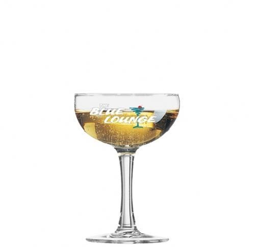 Promotional Printed Elegance Champagne Glasses Coupe  (160ml/5.6oz)