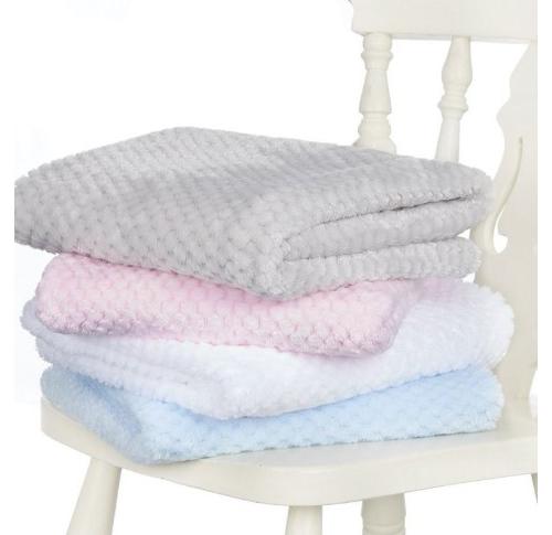 Personalised Luxury Baby Waffle Blanket