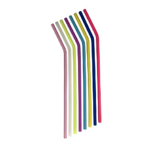 Pantone Matched Silicone Drinking Straw