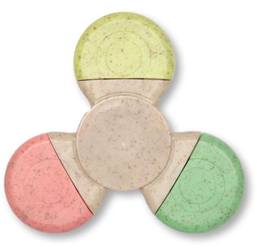 Custom Eco Friendly Spinner Wheat Highlighter Pen Set