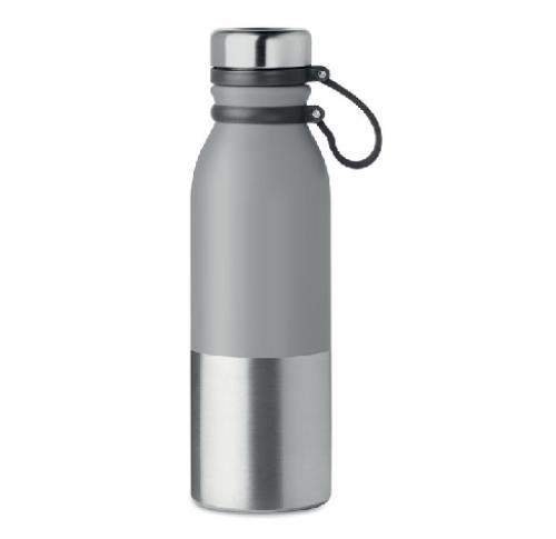 Double Walled Stainless Steel Powder Coated Bottle Carry Handle 600ml