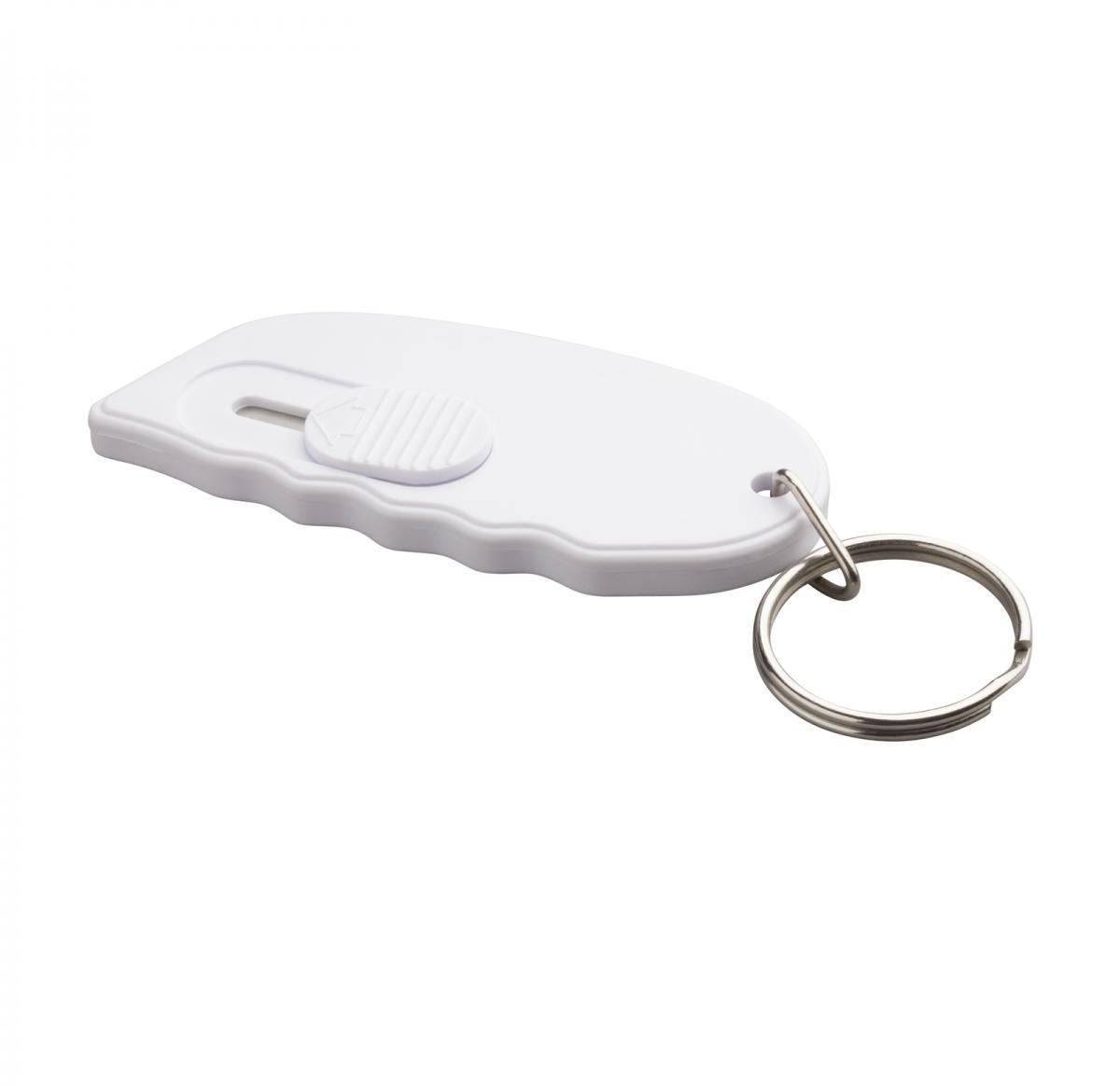 Mini cutter with keyring -TONGI WHITE