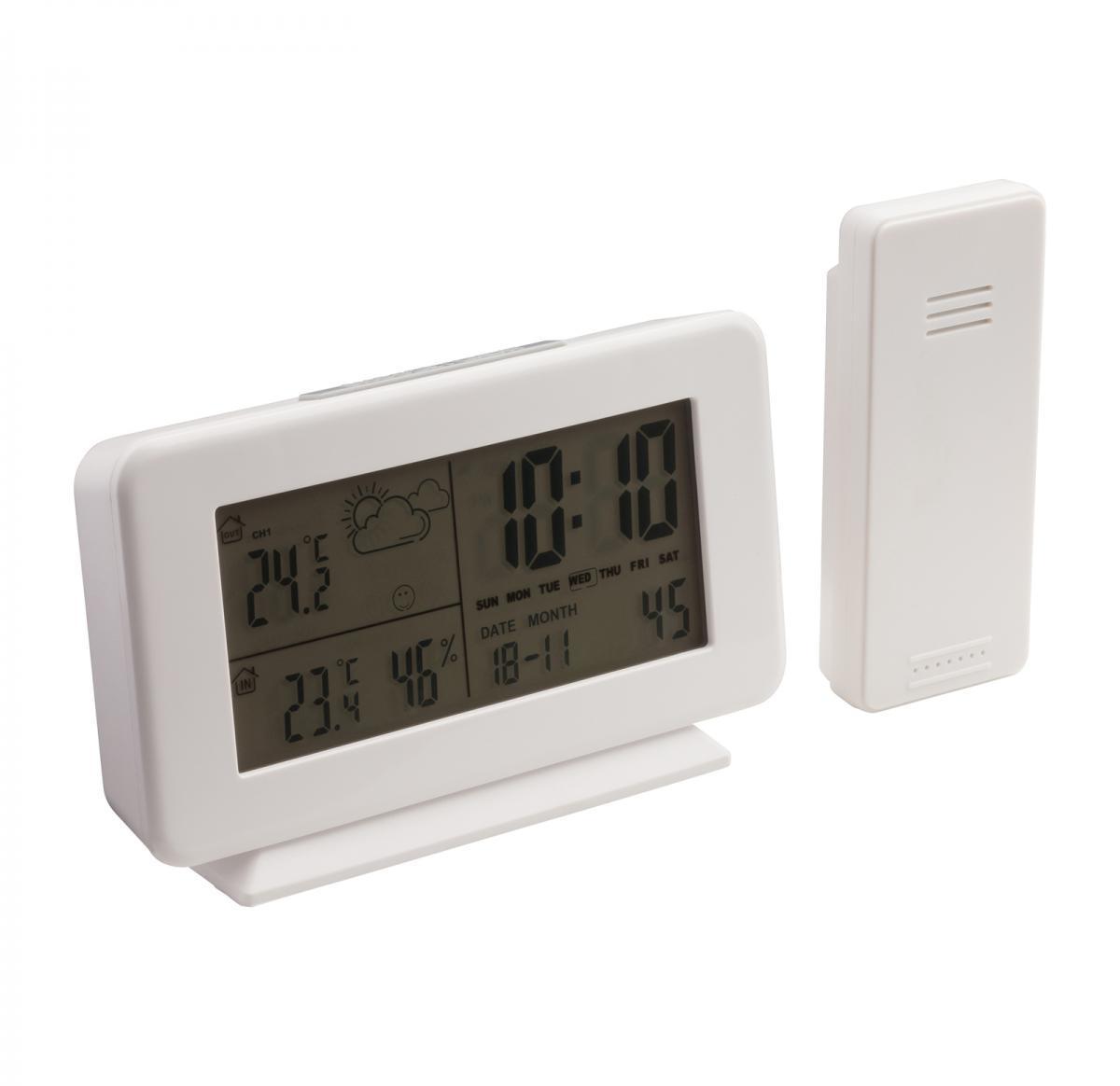 Weather station with outdoor sensor -YUCATÁN WHITE