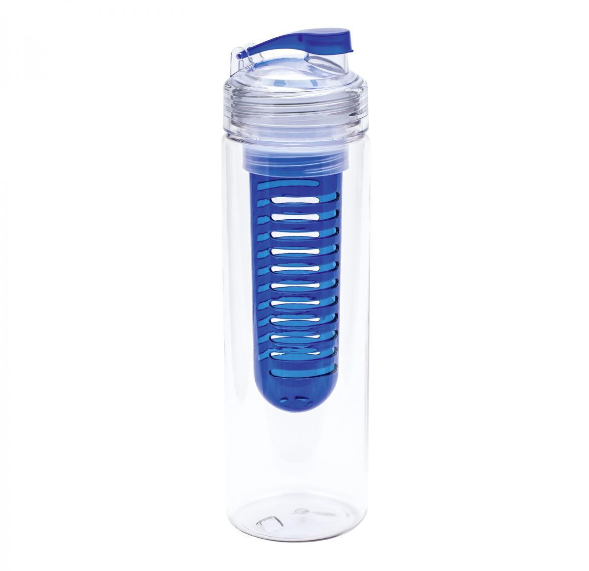 Branded Water Bottle With Fruit Infuser 700ml -JOLIETTA BLUE