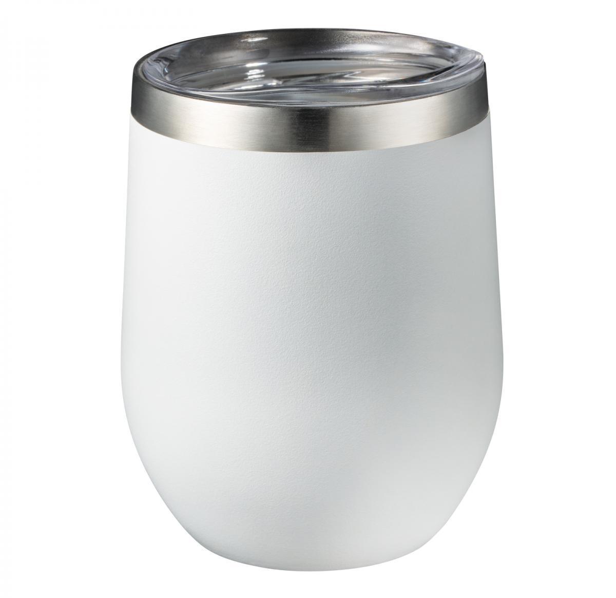 Metal Travel Mug 350ml -SUDBURY WHITE