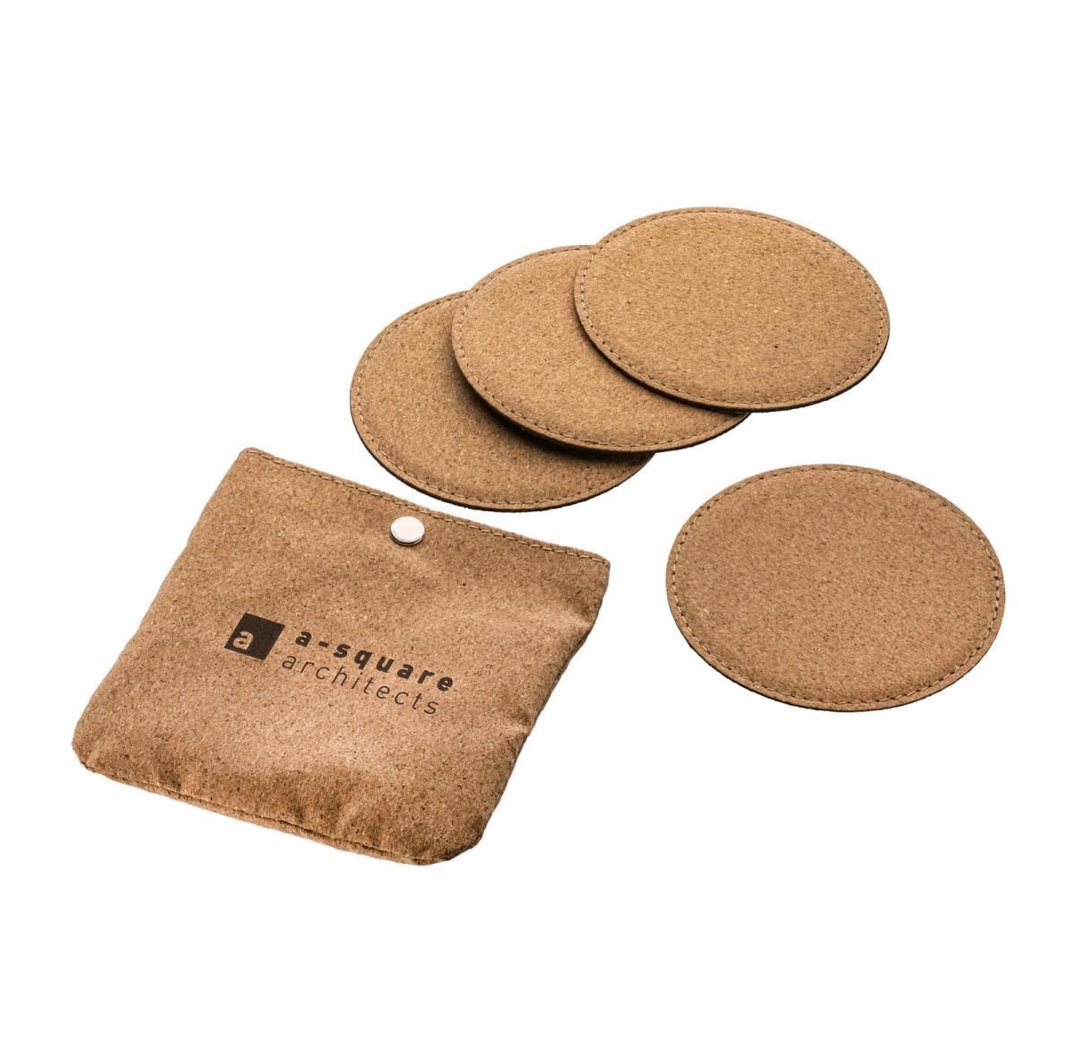 Promotional Cork Coasters Set Of Four