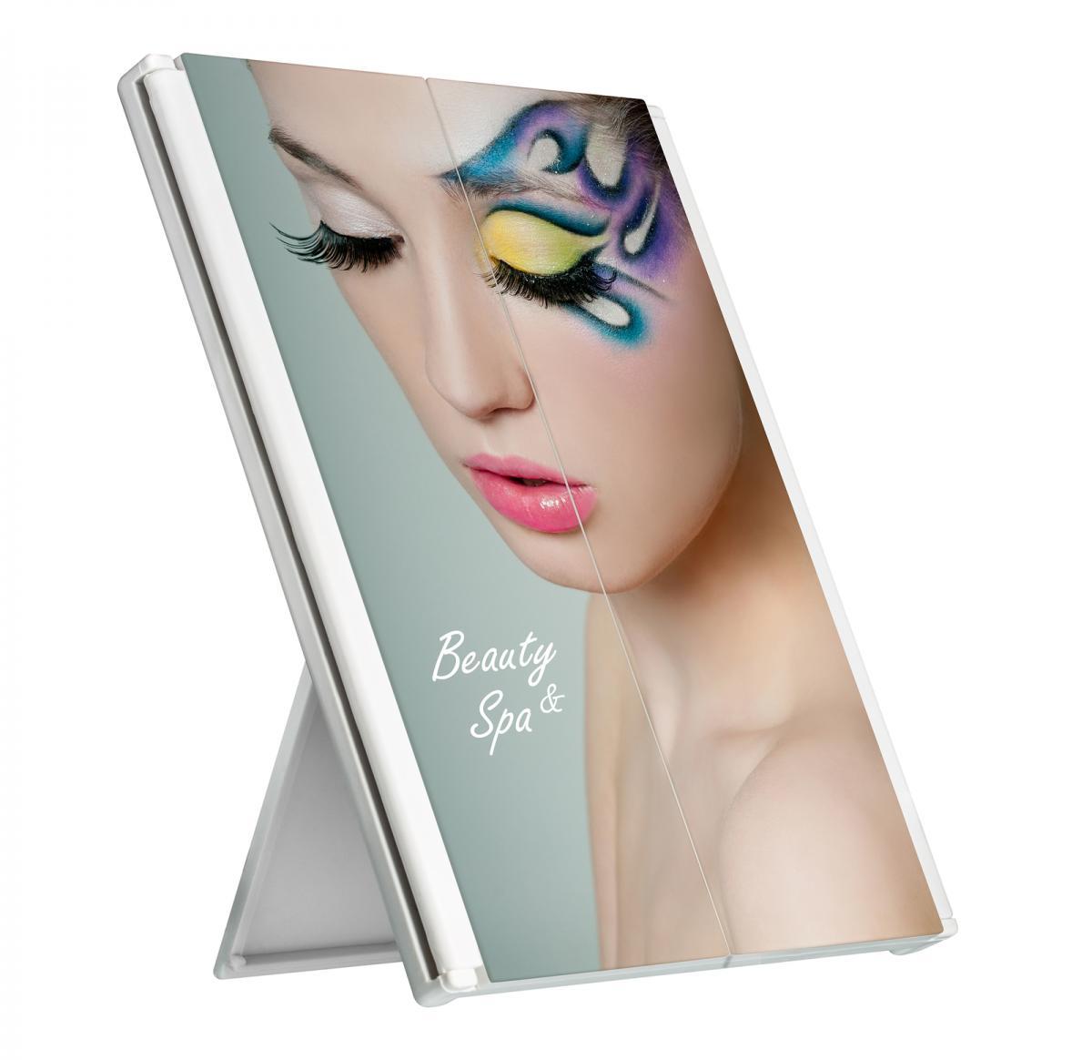 Folding Cosmetic Makeup Mirror - Full Colour Print