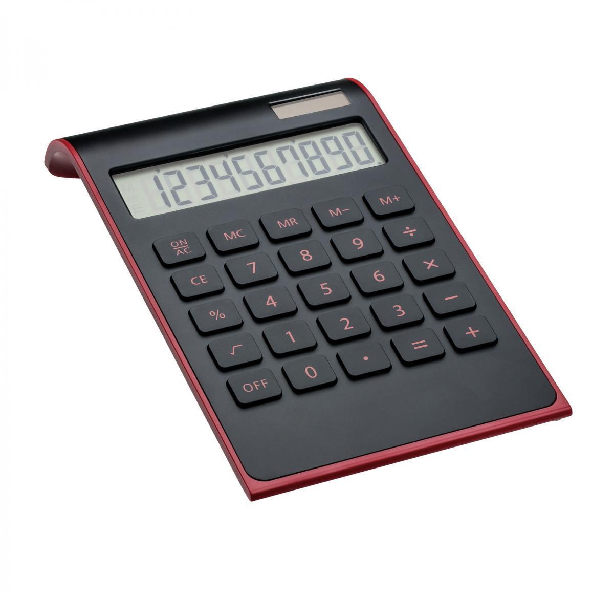 Calculator -VALINDA BLACK RED