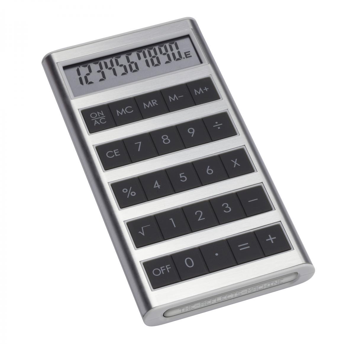 Solar calculator -MACHINE WHITE