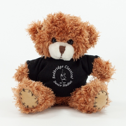 Custom Printed Small Patched Paw School Teddies 12cms
