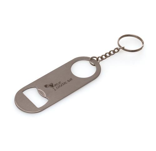 Branded Stainless Steel Bimpson Bottle Opener Keyring