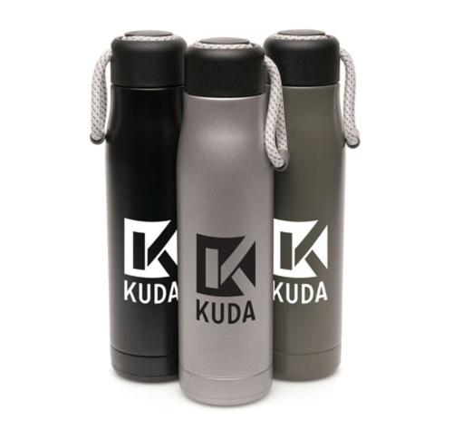 Custom Logo 550ml Stainlesds Steel Insulated Flask Bottles Rope Handle