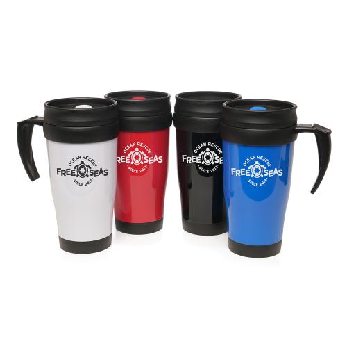 Eco Friendly Polo Plus Recycled Plastic 400ml Travel Mug