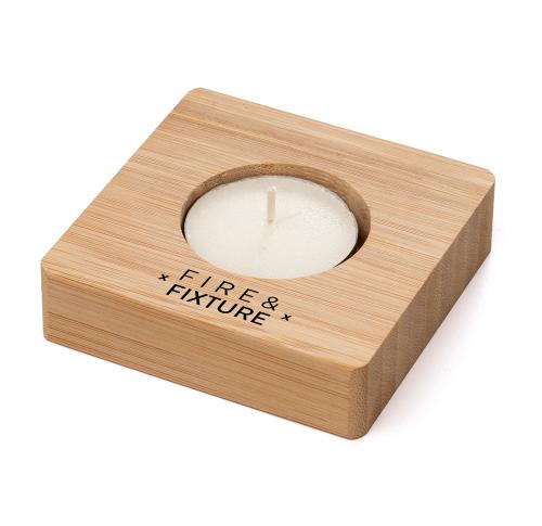 Bamboo Tealight Holder (Includes Tealight)