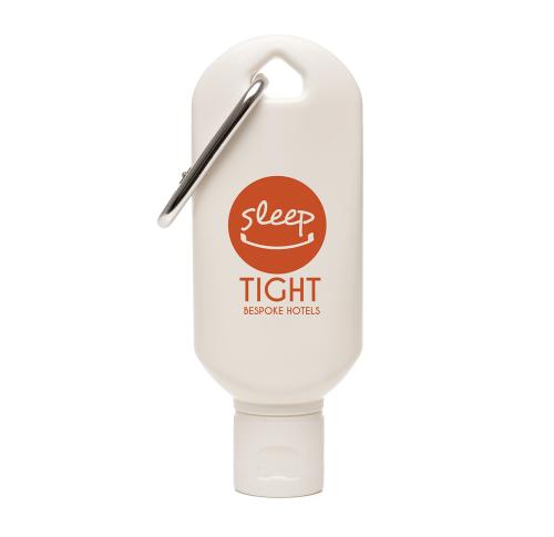 Promotional 30 SPF Carabiner Suncream