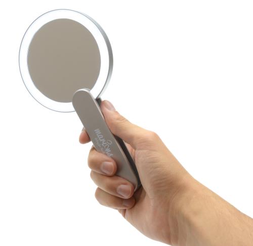Custom Branded Handbag Radiance Mirrors Battery Ring Light