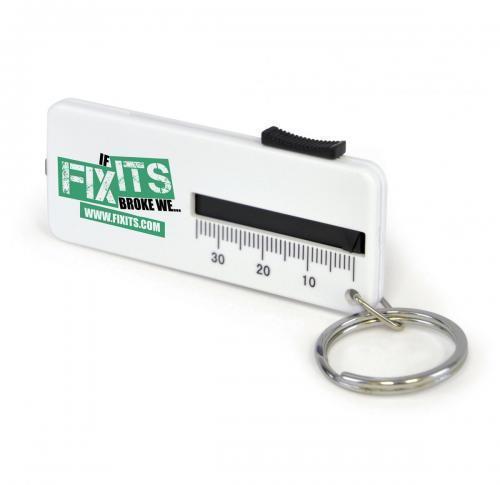 Promotional Plastic Tyre Gauge Keyring