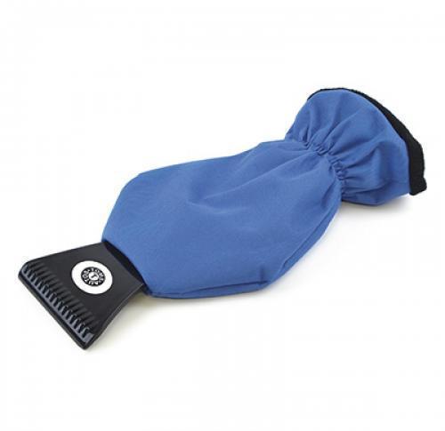 Plastic Ice Scraper With Fleece Lined Water Resistant Glove