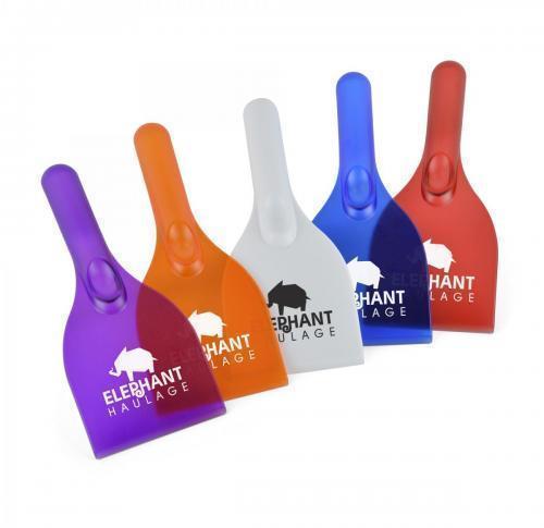 Plastic Car Ice Scraper With Handle Printed Logo