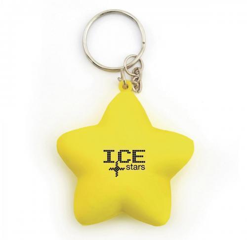 Stress Star Keyring