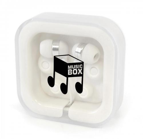 Earphone In Ear Square Plastic Gift Box