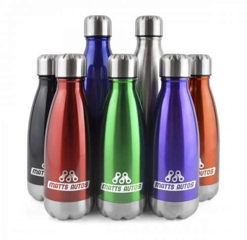 Branded Drinks Bottles 500ml Stainless Steel Single Walled