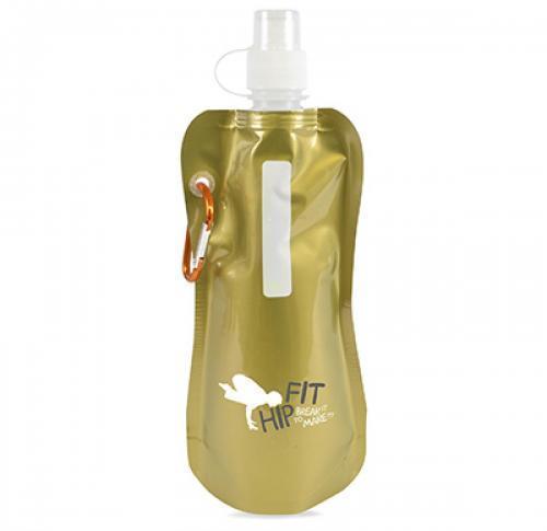 Metallic fold up bottle