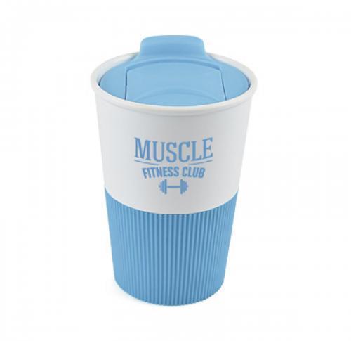 Rubber Base Plastic Take Out Mug