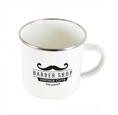 Custom Logo Enamel Metal Camping Mugs 350ml