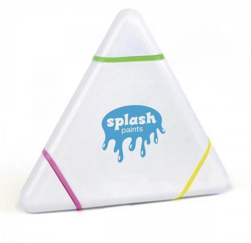 Student Triangle Shaped Highlighter 3 Colours
