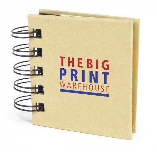 Recycled Spiral Bound Eco Flag & Sticky Note Set
