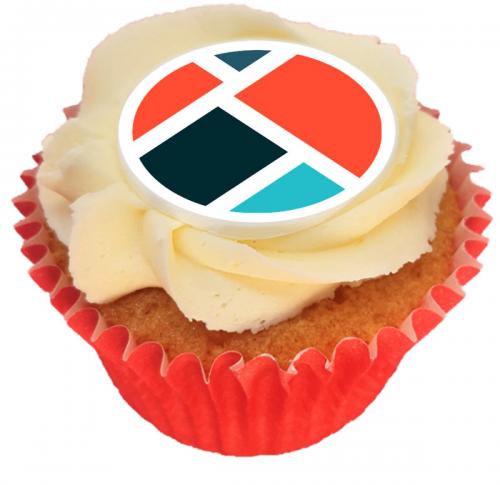 Logo Branded Cupcakes