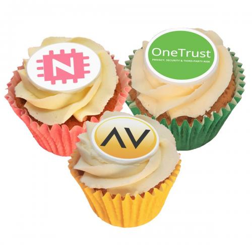 Logo Branded Cupcakes