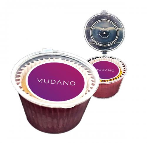 Printed Logo Cupcakes In Pot