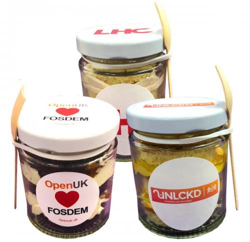 Event Sponge Cake Jars