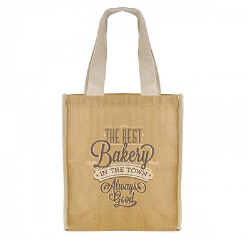 Biodegradable Branded Eco Friendly Jute Shopper Tote Bags Lynx