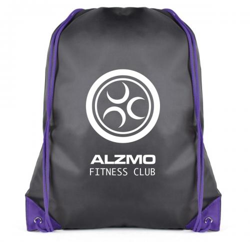 Printed Drawstring Sports Gym Bags