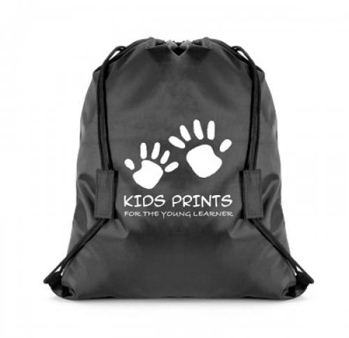 Printed Safety Break Drawstring Gym Bags