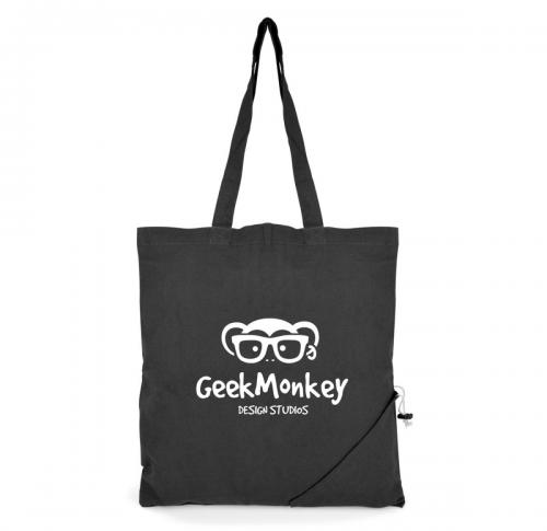 Foldable Shopping Bag 4oz 100% Cotton Coloured