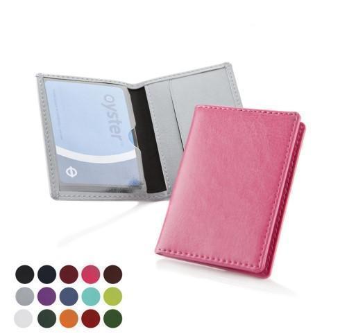 Custom Branded Oyster Travel Card Holders in A Choice Of Belluno Colours