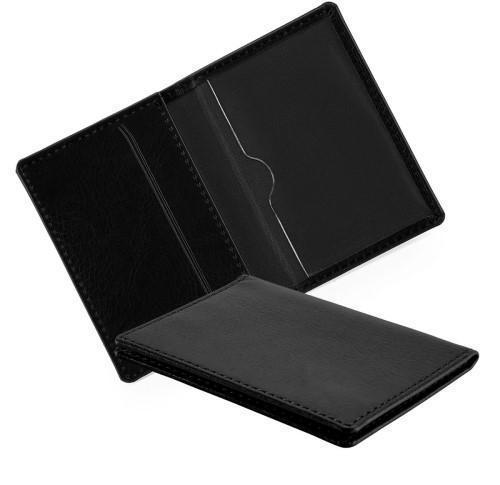 Promotional Black Oyster Travel Card Case Credit Card Holders