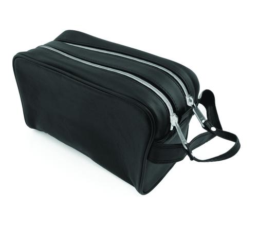 Customised Luxury Nappa Leather Toiletry Wash Travel Bags