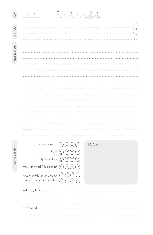 Bespoke Wellness Wellbeing Journal